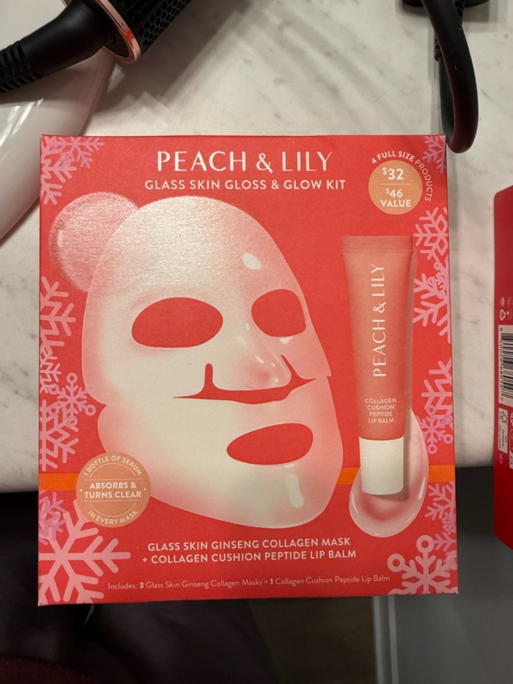 Peach & Lily Glass Skin Mask Set - Peach